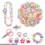 ITOY&IGAME DIY Beads Set 471 PCS Acrylic Colorful DIY Beads Jewelry Making Set Necklace and Bracelet Crafts for Kids with Scissors,Steel Ring and Box  B076XW9YHJ